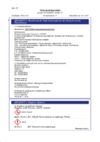Sicherheitsdatenblatt
