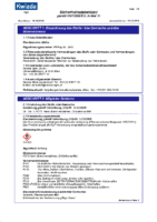 Sicherheitsdatenblatt
