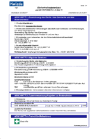 Sicherheitsdatenblatt