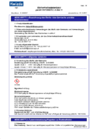 Sicherheitsdatenblatt